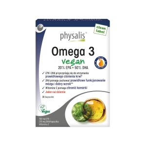 OMEGA-3 VEGAN 30 KAPSUŁEK – PHYSALIS