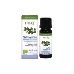 OLEJEK ETERYCZNY MIRT ZWYCZAJNY BIO 10 ml – PHYSALIS OLEJEK ETERYCZNY MIRT ZWYCZAJNY BIO 10 ml – PHYSALIS