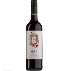 WINO BEZALKOHOLOWE LE MERLOT CZERWONE SŁODKIE BIO 735 ml – VINA0