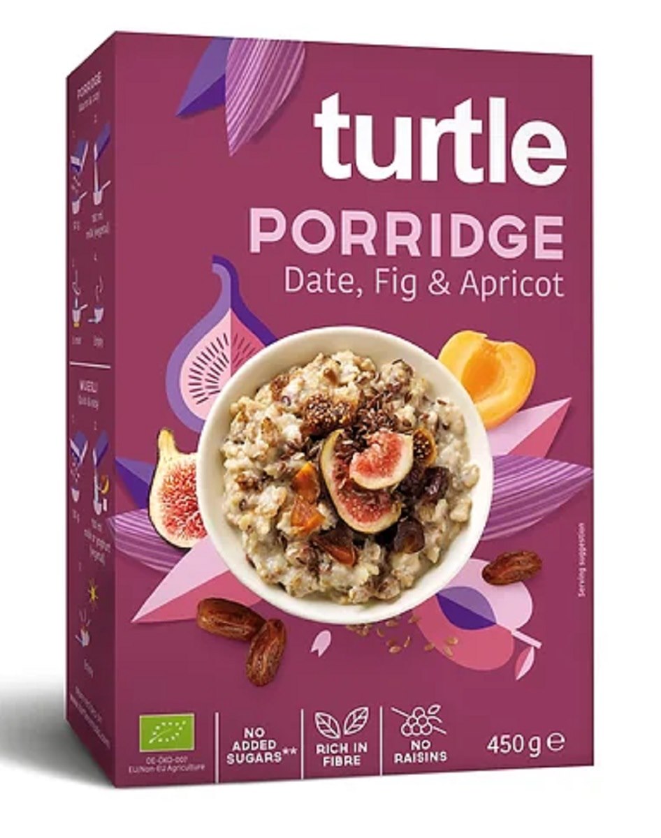 OWSIANKA Z SUSZONYMI OWOCAMI BEZ DODATKU CUKRÓW BIO 450 g – TURTLE OWSIANKA Z SUSZONYMI OWOCAMI BEZ DODATKU CUKRÓW BIO 450 g – TURTLE