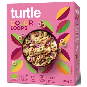 KÓŁKA ZBOŻOWE KOLOROWE BEZGLUTENOWE BIO 300 g – TURTLE