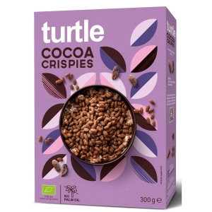 CHRUPKI RYŻOWE KAKAOWE BIO 300 g – TURTLE