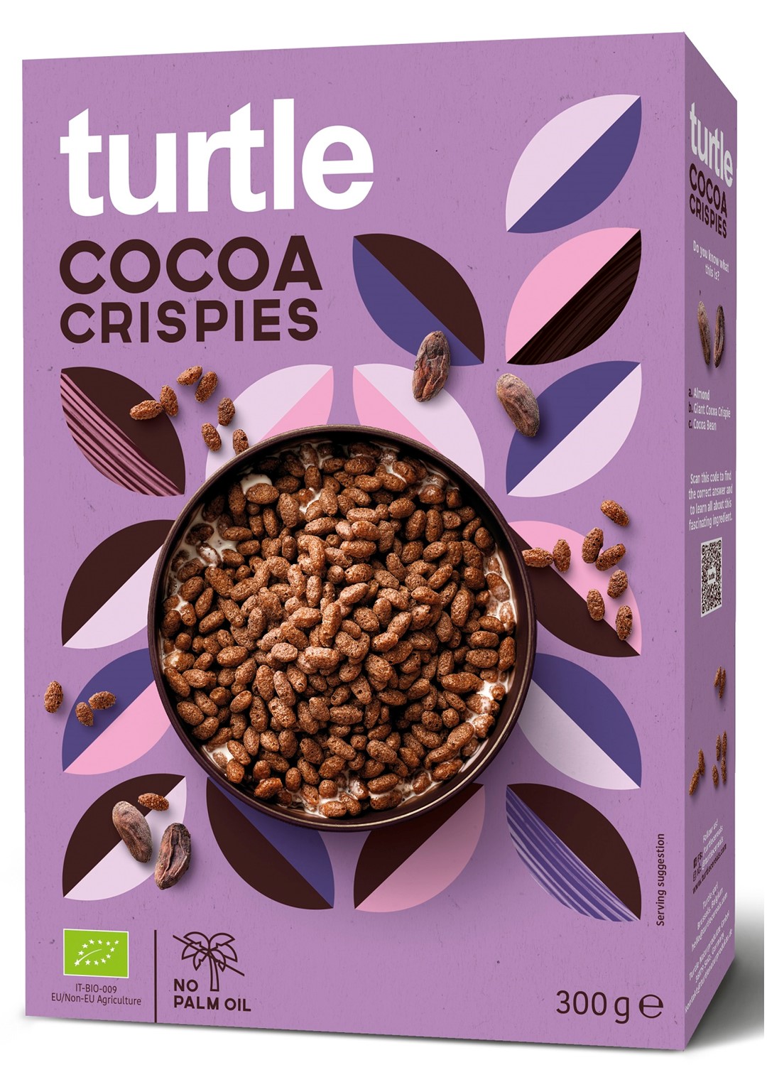 CHRUPKI RYŻOWE KAKAOWE BIO 300 g – TURTLE CHRUPKI RYŻOWE KAKAOWE BIO 300 g – TURTLE