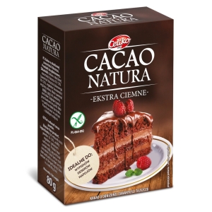 KAKAO SPROSZKOWANE ODTŁUSZCZONE BEZGLUTENOWE 80 g – CELIKO