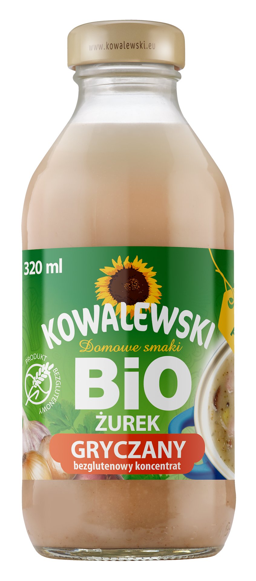 ŻUREK GRYCZANY BEZGLUTENOWY KONCENTRAT BIO 320 ml – KOWALEWSKI ŻUREK GRYCZANY BEZGLUTENOWY KONCENTRAT BIO 320 ml – KOWALEWSKI