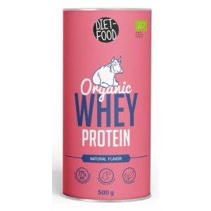 BIAŁKO SERWATKOWE NATURALNE (KONCENTRAT WPC 77) BIO 500 g – DIET-FOOD
