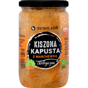 KAPUSTA KISZONA Z MARCHEWKĄ BIO 680 g (410 g) – RUNOLAND KAPUSTA KISZONA Z MARCHEWKĄ BIO 680 g (410 g) – RUNOLAND