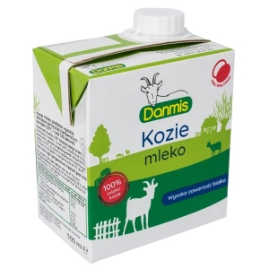 KOZIE MLEKO UHT (2,5 % TŁUSZCZU) 500 ml – DANMIS KOZIE MLEKO UHT (2,5 % TŁUSZCZU) 500 ml – DANMIS