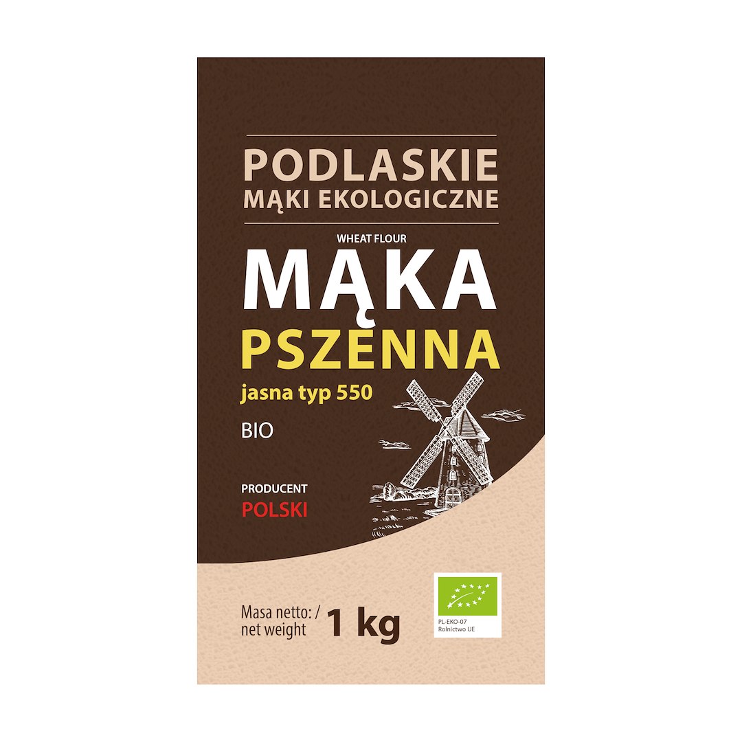 MĄKA PSZENNA JASNA TYP 550 BIO 1 kg – BIO LIFE (MĄKI PODLASKIE) MĄKA PSZENNA JASNA TYP 550 BIO 1 kg – BIO LIFE (MĄKI PODLASKIE)