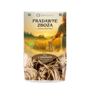 MAKARON (Z PŁASKURKI) GNIAZDA TAGLIATELLE BIO 250 g – BARTOLINI (PRADAWNE ZBOŻA)