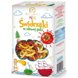 MAKARON (SEMOLINOWY Z SUSZONYMI WARZYWAMI) DLA DZIECI ŚWIDRZAKI 250 g – BARTOLINI