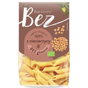 MAKARON PROTEINOWY (Z CIECIERZYCY) PENNE BEZGLUTENOWY BIO 250 g – BARTOLINI