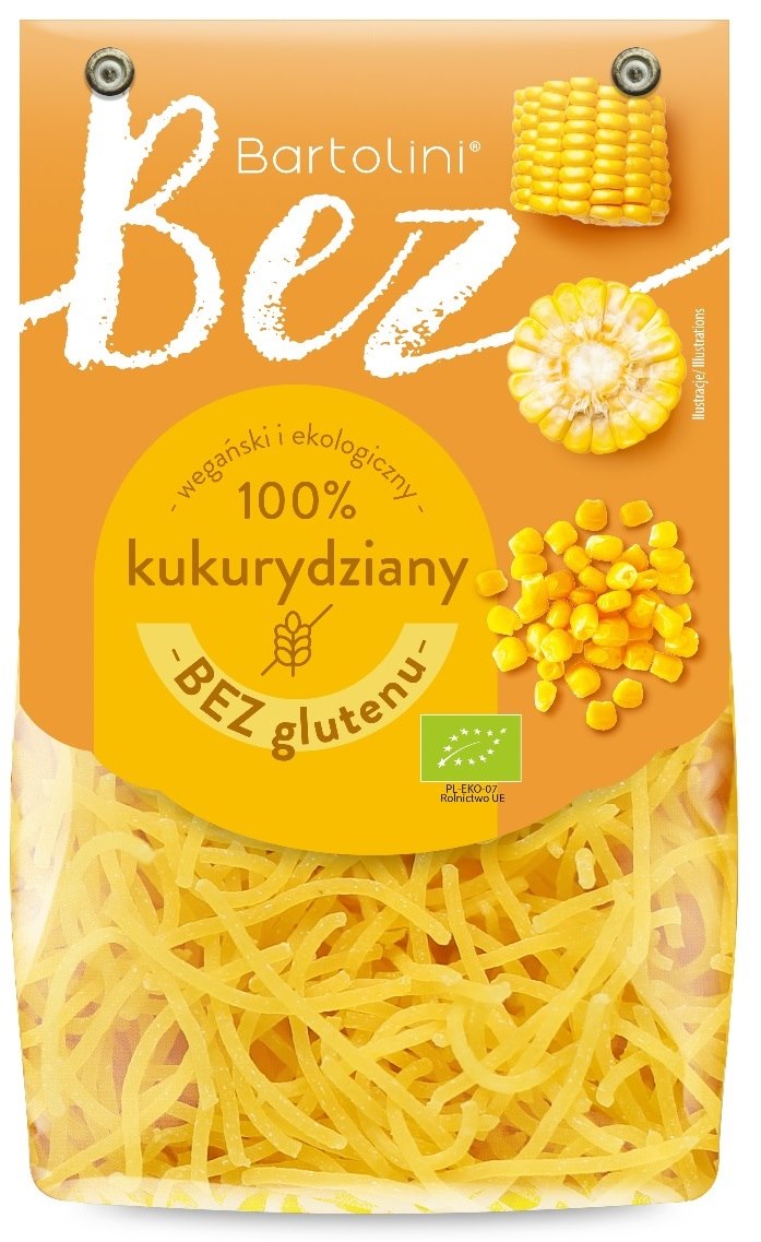 MAKARON (KUKURYDZIANY) KRAJANKA BEZGLUTENOWY BIO 250 g – BARTOLINI MAKARON (KUKURYDZIANY) KRAJANKA BEZGLUTENOWY BIO 250 g – BARTOLINI