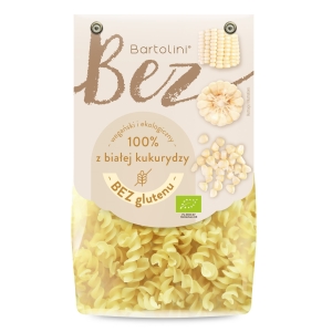 MAKARON (Z BIAŁEJ KUKURYDZY) ŚWIDERKI BEZGLUTENOWY BIO 250 g – BARTOLINI