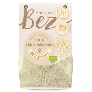 MAKARON (Z BIAŁEJ KUKURYDZY) KRAJANKA BEZGLUTENOWY BIO 250 g – BARTOLINI