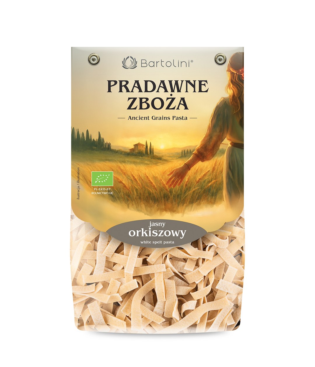 MAKARON (ORKISZOWY) WSTĄŻKI BIO 250 g – BARTOLINI (PRADAWNE ZBOŻA) MAKARON (ORKISZOWY) WSTĄŻKI BIO 250 g – BARTOLINI (PRADAWNE ZBOŻA)