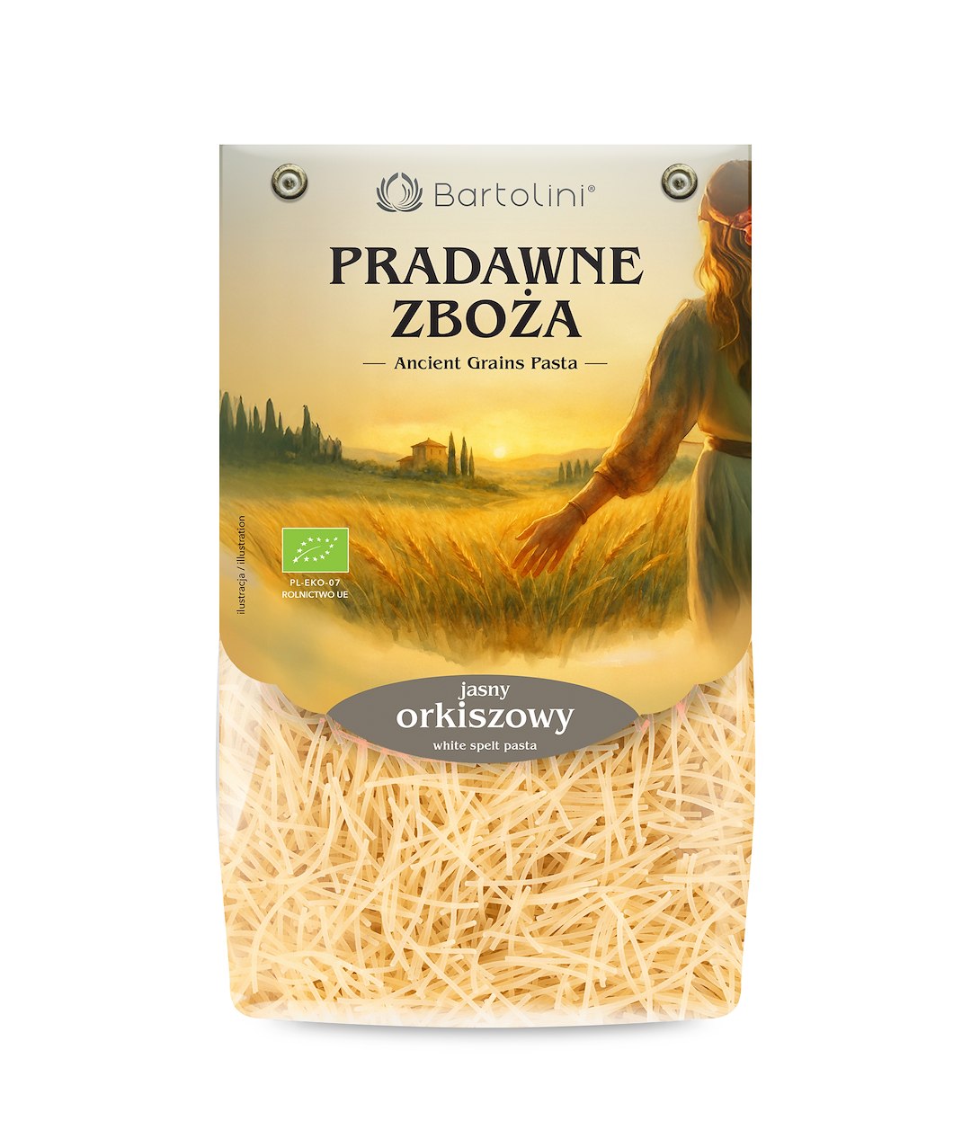 MAKARON (ORKISZOWY) NITKI BIO 250 g – BARTOLINI (PRADAWNE ZBOŻA) MAKARON (ORKISZOWY) NITKI BIO 250 g – BARTOLINI (PRADAWNE ZBOŻA)