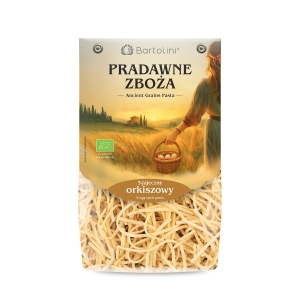 MAKARON (3-JAJECZNY ORKISZOWY) KRAJANKA ŚREDNIA BIO 250 g – BARTOLINI (PRADAWNE ZBOŻA)