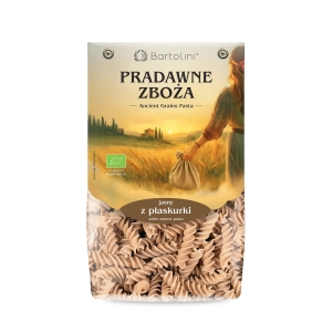 MAKARON (Z PŁASKURKI) ŚWIDERKI BIO 250 g – BARTOLINI (PRADAWNE ZBOŻA)