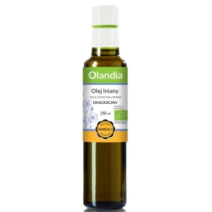 OLEJ LNIANY TŁOCZONY NA ZIMNO BIO 250 ml – OLANDIA OLEJ LNIANY TŁOCZONY NA ZIMNO BIO 250 ml – OLANDIA