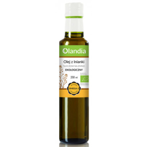 OLEJ Z LNIANKI TŁOCZONY NA ZIMNO BIO 250 ml – OLANDIA