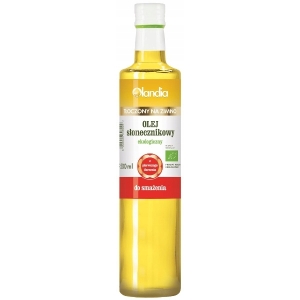 OLEJ SŁONECZNIKOWY DO SMAŻENIA TŁOCZONY NA ZIMNO BIO 500 ml – OLANDIA
