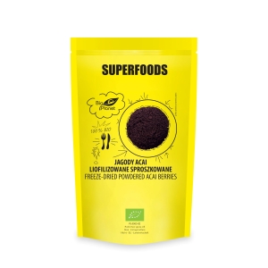 JAGODY ACAI LIOFILIZOWANE SPROSZKOWANE BIO 100 g – BIO PLANET SUPERFOODS JAGODY ACAI LIOFILIZOWANE SPROSZKOWANE BIO 100 g – BIO PLANET SUPERFOODS