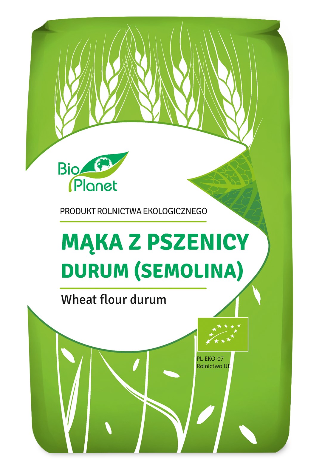MĄKA Z PSZENICY DURUM (SEMOLINA) BIO 500 g – BIO PLANET MĄKA Z PSZENICY DURUM (SEMOLINA) BIO 500 g – BIO PLANET