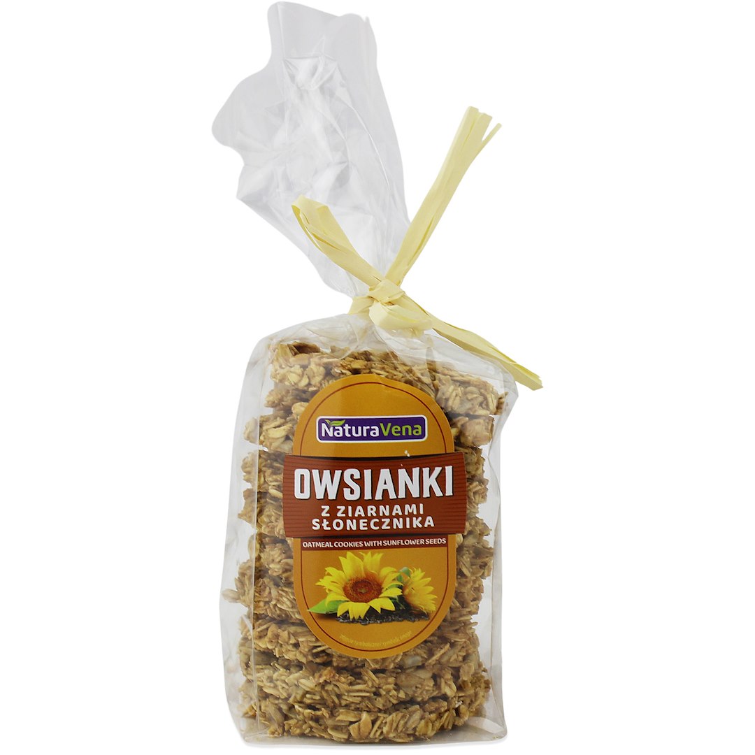 CIASTKA OWSIANKI Z ZIARNAMI SŁONECZNIKA 175 g – NATURAVENA CIASTKA OWSIANKI Z ZIARNAMI SŁONECZNIKA 175 g – NATURAVENA