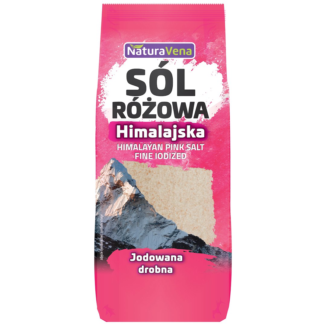 SÓL HIMALAJSKA RÓŻOWA DROBNO MIELONA JODOWANA 500 g – NATURAVENA SÓL HIMALAJSKA RÓŻOWA DROBNO MIELONA JODOWANA 500 g – NATURAVENA