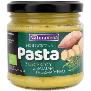 PASTA Z CIECIERZYCY I BATATÓW Z ROZMARYNEM BIO 185 g – NATURAVENA