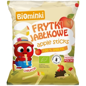 FRYTKI JABŁKOWE BEZGLUTENOWE BIO 40 g – BIOMINKI