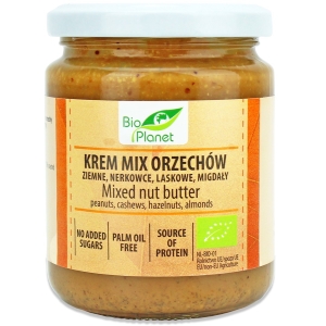 KREM ORZECHOWY MIX (4 ORZECHY) BIO 250 g – BIO PLANET