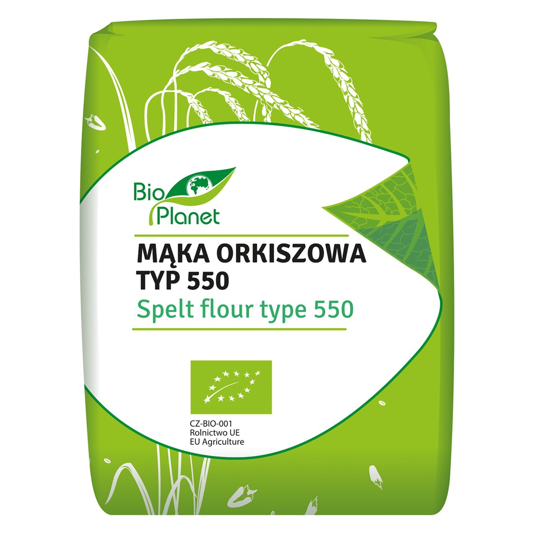 MĄKA ORKISZOWA JASNA TYP 550 BIO 1 kg – BIO PLANET MĄKA ORKISZOWA JASNA TYP 550 BIO 1 kg – BIO PLANET