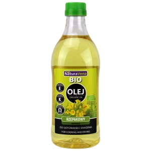 OLEJ RZEPAKOWY DO GOTOWANIA I SMAŻENIA OMEGA-3 BIO 1 L – NATURAVENA OLEJ RZEPAKOWY DO GOTOWANIA I SMAŻENIA OMEGA-3 BIO 1 L – NATURAVENA