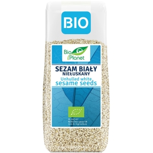 SEZAM BIAŁY NIEŁUSKANY BIO 200 g – BIO PLANET