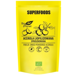ACEROLA LIOFILIZOWANA SPROSZKOWANA BIO 100 g – BIO PLANET SUPERFOODS