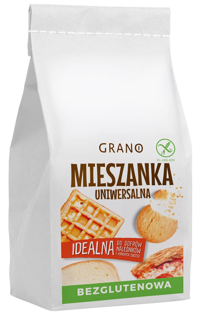 MIESZANKA UNIWERSALNA BEZGLUTENOWA 1 kg – GRANO MIESZANKA UNIWERSALNA BEZGLUTENOWA 1 kg – GRANO