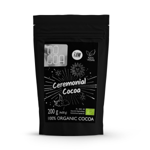 KAKAO CEREMONIALNE – TABLICZKI GORZKIE 100 % KAKAO BIO (4 x 50 g) 200 g – COCOA