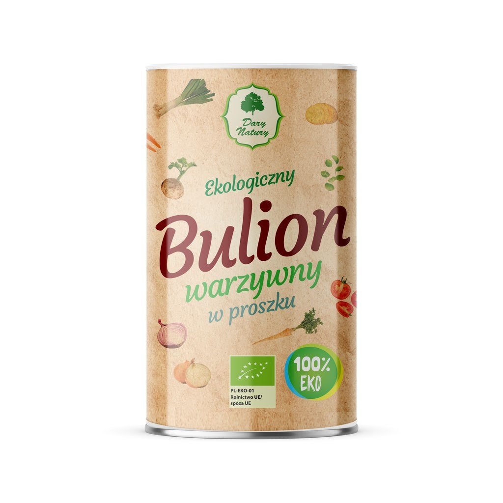 BULION WARZYWNY W PROSZKU BIO 200 g – DARY NATURY BULION WARZYWNY W PROSZKU BIO 200 g – DARY NATURY