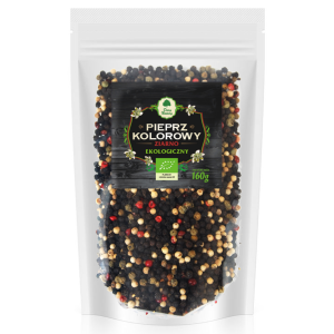 PIEPRZ KOLOROWY ZIARNISTY (UZUPEŁNIENIE) BIO 160 g – DARY NATURY