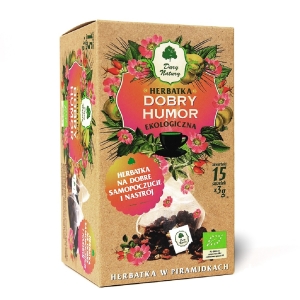 HERBATKA DOBRY HUMOR PIRAMIDKI BIO (15 x 3 g) 45 g – DARY NATURY