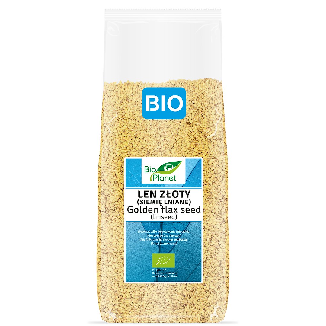 LEN ZŁOTY (SIEMIĘ LNIANE) BIO 1 kg – BIO PLANET LEN ZŁOTY (SIEMIĘ LNIANE) BIO 1 kg – BIO PLANET