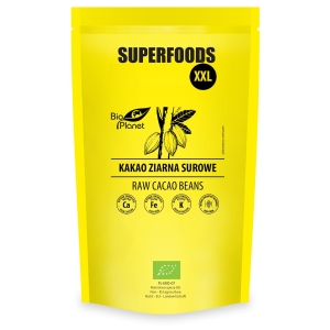 KAKAO ZIARNA SUROWE BIO 600 g – BIO PLANET SUPERFOODS