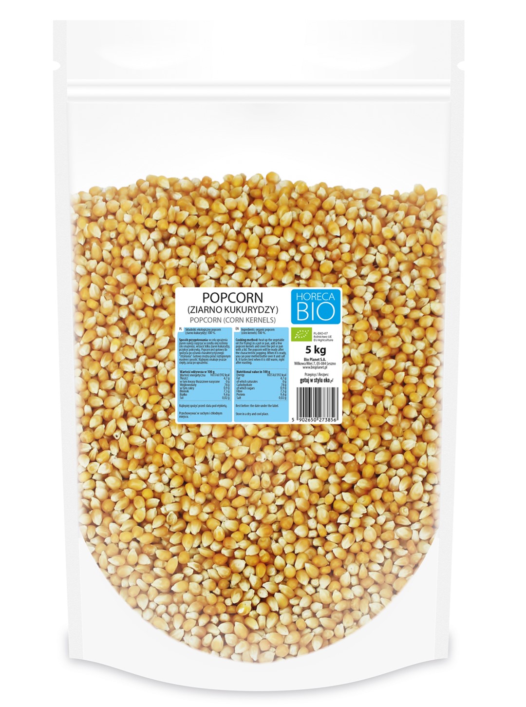 POPCORN (ZIARNO KUKURYDZY) BIO 5 kg – HORECA (BIO PLANET) POPCORN (ZIARNO KUKURYDZY) BIO 5 kg – HORECA (BIO PLANET)