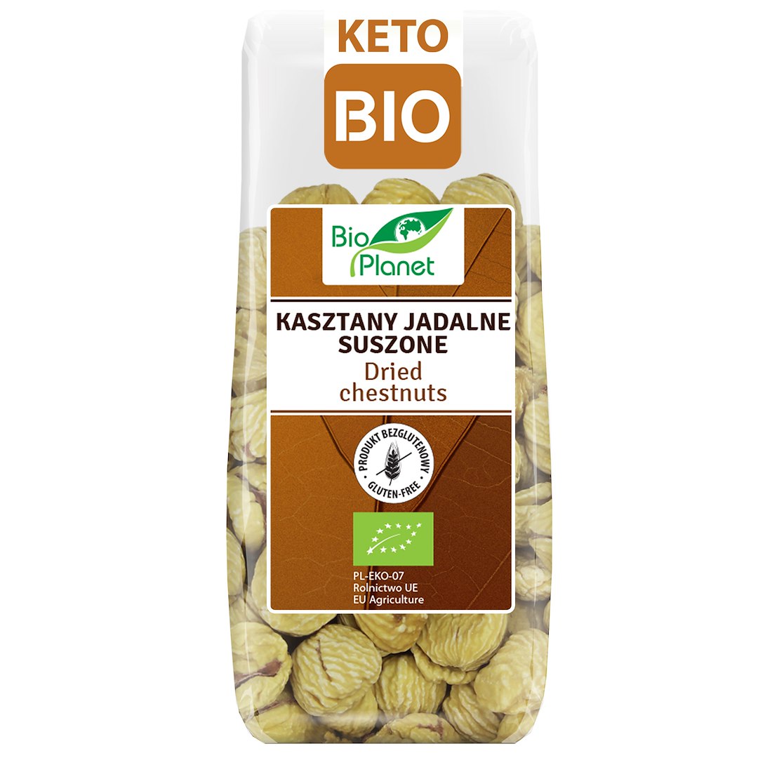 KASZTANY JADALNE SUSZONE BEZGLUTENOWE BIO 200 g – BIO PLANET KASZTANY JADALNE SUSZONE BEZGLUTENOWE BIO 200 g – BIO PLANET