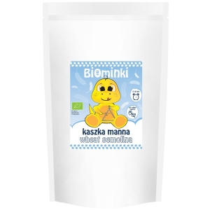 KASZKA MANNA BEZ DODATKU CUKRÓW BIO 500 g – BIOMINKI KASZKA MANNA BEZ DODATKU CUKRÓW BIO 500 g – BIOMINKI