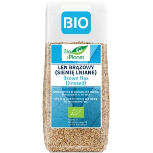 LEN BRĄZOWY (SIEMIĘ LNIANE) BIO 200 g – BIO PLANET