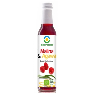 SYROP MALINA Z AGAWĄ BIO 250 ml – BIOFOOD SYROP MALINA Z AGAWĄ BIO 250 ml – BIOFOOD