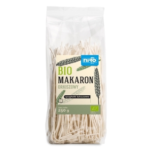 MAKARON (ORKISZOWY) SPAGHETTI LUKSUSOWY BIO 250 g – NIRO